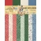 Graphic 45 Deck the Halls Scrapbook papírkészlet A4 Patterns & Solids (16 lap)