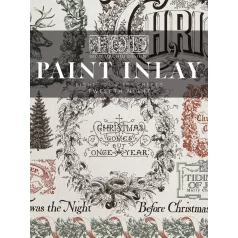   IOD TWELFTH NIGHT – New Winter 2025 Festéklenyomat lap 12"X16" (30x40 cm) IOD Paint Inlay (8 ív)