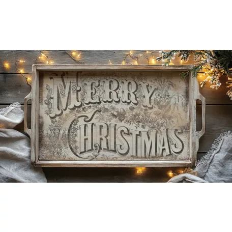 IOD TWELFTH NIGHT – New Winter 2025 Festéklenyomat lap 12"X16" (30x40 cm) IOD Paint Inlay (8 ív)