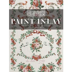   IOD LA FOLIE Festéklenyomat lap12"X16" (30x40 cm) IOD Paint Inlay (8 ív) – New Winter 2025