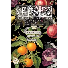   IOD CLEMENTINE Transzfer fólia 8"X12" (20x30 cm) IOD Decor Transfer (8 ív) - New Winter 2025