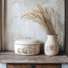 IOD AUTUMN BLESSINGS Dekor bélyegző 12"X12" (30x30 cm) IOD Decor Stamp (1 ív) - New Winter 2025