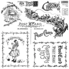 IOD CHRISTMAS POST Dekor bélyegző 12"X12" (30x30 cm) IOD Decor Stamp (1 ív) - New Winter 2025