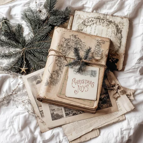 IOD CHRISTMAS POST Dekor bélyegző 12"X12" (30x30 cm) IOD Decor Stamp (1 ív) - New Winter 2025