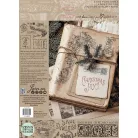 IOD CHRISTMAS POST Dekor bélyegző 12"X12" (30x30 cm) IOD Decor Stamp (1 ív) - New Winter 2025