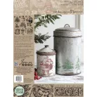 IOD CHRISTMAS WISHES Dekor bélyegző 12"X12" (30x30 cm) IOD Decor Stamp (1 ív) - New Winter 2025