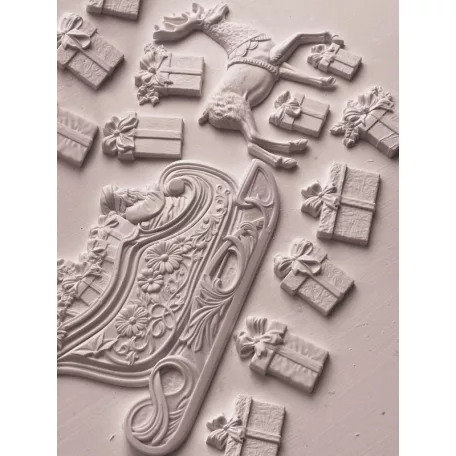 IOD Santa’s Sleigh Öntőforma 6″X10″ Decor Mould (1 db)
