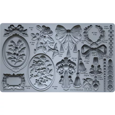 IOD VICTORIANA – New Winter 2025 Öntőforma 6″X10″ Decor Mould (1 db)