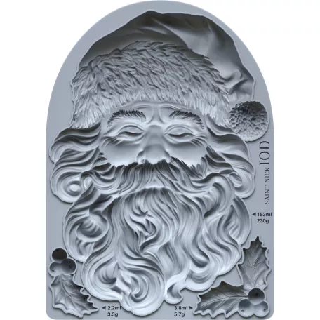IOD SAINT NICK – New Winter 2025 Öntőforma 5″X7″ Decor Mould (1 db)