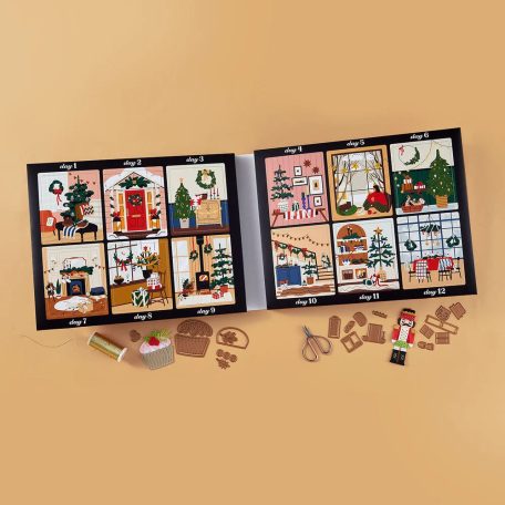Spellbinders Karácsonyi vágósablon válogatás  - 12 Days of Stitchmas 2025 Advent Calendar - Die Set (1 csomag)