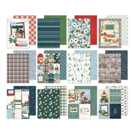 Simple Stories Simple Vintage Flannel Season Papírkészlet 6"x8" Paper Pad (24 lap)