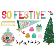   Simple Stories Hard Candy Christmas Kivágatok Simple Pages Pieces (1 csomag)