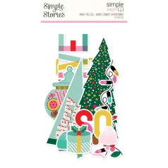   Simple Stories Hard Candy Christmas Kivágatok Simple Pages Pieces (1 csomag)