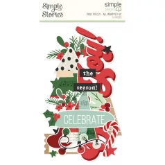   Simple Stories All Wrapped Up Kivágatok Simple Pages Pieces (1 csomag)