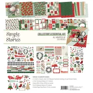   Simple Stories All Wrapped Up Scrapbook papírkészlet 12" (30 cm) Collector's Essential Kit (1 csomag)