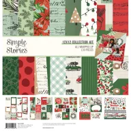   Simple Stories All Wrapped Up Scrapbook papírkészlet 12" (30 cm) Collection Kit (1 csomag)