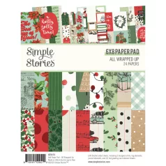   Simple Stories All Wrapped Up Papírkészlet 6"x8" Paper Pad (24 lap)