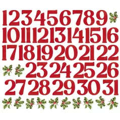   Simple Stories Simple Vintage Believe Kivágatok Number Bits & Pieces (1 csomag)