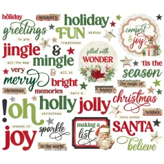   Simple Stories Simple Vintage Believe Kivágatok Sentiment Bits & Pieces (1 csomag)