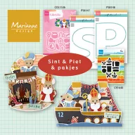 Marianne Design stencil S betű (1 csomag)