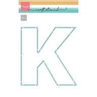 Marianne Design stencil K betű (1 csomag)