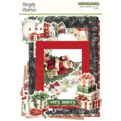   Simple Stories Simple Vintage Believe Chipboard Chipboard Frames (1 ív)