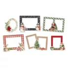 Simple Stories Simple Vintage Believe Chipboard Chipboard Frames (1 ív)