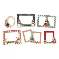   Simple Stories Simple Vintage Believe Chipboard Chipboard Frames (1 ív)