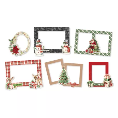 Simple Stories Simple Vintage Believe Chipboard Chipboard Frames (1 ív)