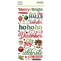   Simple Stories Simple Vintage Believe Matrica Foam Stickers (2 ív)