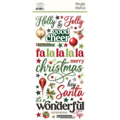   Simple Stories Simple Vintage Believe Matrica Foam Stickers (2 ív)