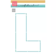 Marianne Design stencil L betű (1 csomag)