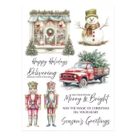 Spellbinders Kaparós matrica Joyful Wishes Rub-On (2 ív)