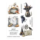 Spellbinders Kaparós matrica Stay Spooky Rub-On (2 ív)