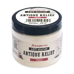   Stamperia Kreatív textúrpaszta Antique Relief Powder Art Stories Texture Paste (200 ml)