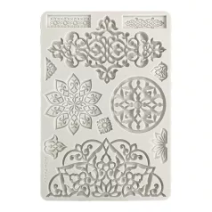   Stamperia Mandala Szilikon öntőforma A4  Art Stories Big A4 Silicon Mould (1 db)