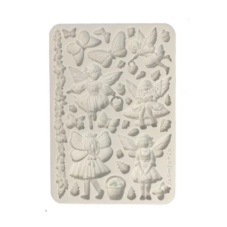 Stamperia Whispering Woods Szilikon öntőforma A5 Fairies Silicon Mould (1 db)