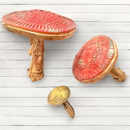 Stamperia Whispering Woods Szilikon öntőforma A5 Mushrooms 3D Silicon Mould (1 db)