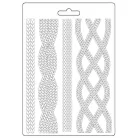 Stamperia Whispering Woods Öntőforma A5 Cords Soft Mould (1 db)