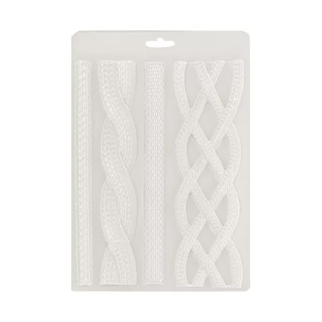 Stamperia Whispering Woods Öntőforma A5 Cords Soft Mould (1 db)