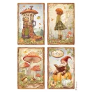 Stamperia Whispering Woods Rizspapír készlet A4  Rice Paper Selection (6 ív)