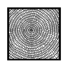   Stamperia Whispering Woods Vastag stencil 18x18cm Bark Pattern Thick Stencil  (1 db)