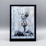   Andy Skinner stencil Binary 8" (20 cm)  Mixed Media Stencil (1 db)