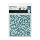 Andy Skinner stencil String Maze 8" (20 cm)  Mixed Media Stencil (1 db)