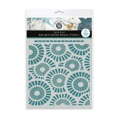  Andy Skinner stencil Spiral Burst 8" (20 cm)  Mixed Media Stencil (1 db)