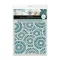 Andy Skinner stencil Spiral Burst 8" (20 cm)  Mixed Media Stencil (1 db)