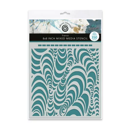 Andy Skinner stencil Trance 8" (20 cm)  Mixed Media Stencil (1 db)