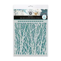   Andy Skinner stencil Woodland 8" (20 cm)  Mixed Media Stencil (1 db)