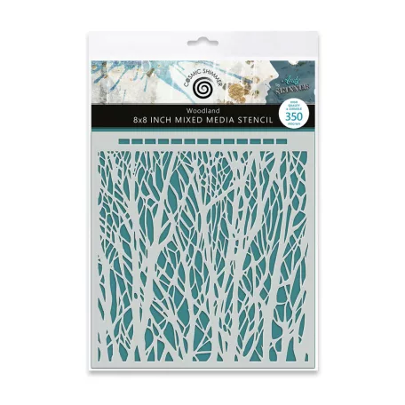 Andy Skinner stencil Woodland 8" (20 cm)  Mixed Media Stencil (1 db)