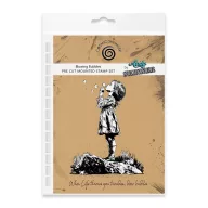   Andy Skinner gumibélyegző Blowing Bubbles  Pre Cut Rubber Stamp Set (1 db)